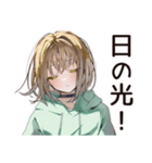 ゆるパーカーちゃんの朝活（個別スタンプ：10）
