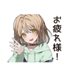 ゆるパーカーちゃんの朝活（個別スタンプ：18）