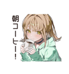 ゆるパーカーちゃんの朝活（個別スタンプ：24）