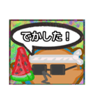 【落書き風編1】がらの悪い十姉妹（個別スタンプ：3）