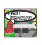 【落書き風編1】がらの悪い十姉妹（個別スタンプ：4）