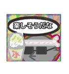 【落書き風編1】がらの悪い十姉妹（個別スタンプ：13）