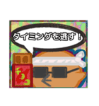 【落書き風編1】がらの悪い十姉妹（個別スタンプ：36）