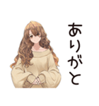 マイペース女子のゆるっと朝活（個別スタンプ：3）