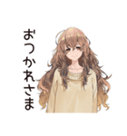 マイペース女子のゆるっと朝活（個別スタンプ：18）