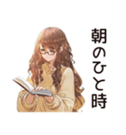 マイペース女子のゆるっと朝活（個別スタンプ：40）