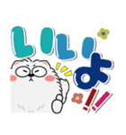 もふもふ猫★カラフル（個別スタンプ：24）