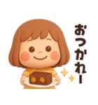【3D】家族とずっと使える★ぶちゃこの日常（個別スタンプ：5）