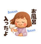 【3D】家族とずっと使える★ぶちゃこの日常（個別スタンプ：19）