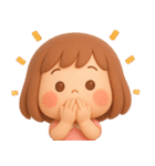 【3D】家族とずっと使える★ぶちゃこの日常（個別スタンプ：35）