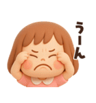 【3D】家族とずっと使える★ぶちゃこの日常（個別スタンプ：37）