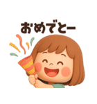 【3D】家族とずっと使える★ぶちゃこの日常（個別スタンプ：40）