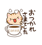 小さいトラネコ☆食事・飲み物（個別スタンプ：27）