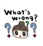 nenerin日常会話スタンプ327英語気遣い（個別スタンプ：25）