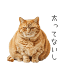 太ってるし口の悪い猫【面白い】（個別スタンプ：1）