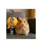 食いしんぼうなハムスター（個別スタンプ：5）