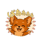 我が家のチワワンコ（個別スタンプ：4）