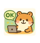ハムスタンプ@999（個別スタンプ：9）