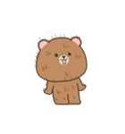 動くぽってりクマのいつでもスタンプ（個別スタンプ：21）