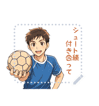 ハンドボール 男子 部活 スポーツ (文字)（個別スタンプ：13）