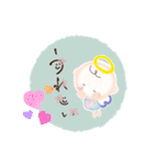 ほんわか天使のスタンプ6言葉のプレゼント（個別スタンプ：2）