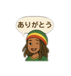 ルードガール☆レゲエスタンプ（個別スタンプ：3）
