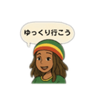 ルードガール☆レゲエスタンプ（個別スタンプ：8）