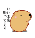 きゃぴばら【お酒大好き】（個別スタンプ：19）