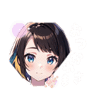 AIのかわいいイラストスタンプ（個別スタンプ：9）