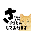 【敬語まじり】リアルねこのやさしいことば（個別スタンプ：33）