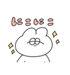 好きに生きる無気力動物（うさぎ）（個別スタンプ：22）