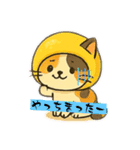 フルーツねこ（個別スタンプ：9）