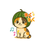 フルーツねこ（個別スタンプ：16）