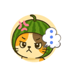 フルーツねこ（個別スタンプ：22）