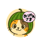 フルーツねこ（個別スタンプ：24）