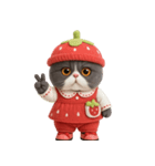 ストロベリーグランピーキャット （NT）（個別スタンプ：31）