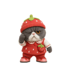 ストロベリーグランピーキャット （NT）（個別スタンプ：37）
