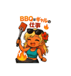 平成ギャル風スタンプ夏ver（個別スタンプ：13）