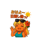 平成ギャル風スタンプ夏ver（個別スタンプ：20）