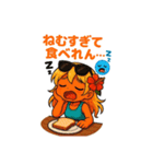平成ギャル風スタンプ夏ver（個別スタンプ：28）