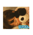 1歳の可愛い女の子のあいさつスタンプ（個別スタンプ：8）