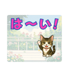 【探しやすい】りんのデカ文字スタンプ（個別スタンプ：5）