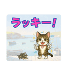 【探しやすい】りんのデカ文字スタンプ（個別スタンプ：14）