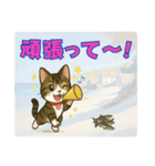 【探しやすい】りんのデカ文字スタンプ（個別スタンプ：32）