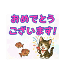 【探しやすい】りんのデカ文字スタンプ（個別スタンプ：40）