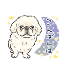【敬語】犬好き集合！かわいいワンちゃんズ（個別スタンプ：3）