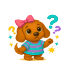 Prettyダックスちゃん（個別スタンプ：8）