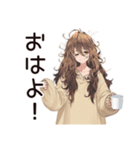 マイペース女子のゆるっと応援★（個別スタンプ：2）