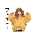 マイペース女子のゆるっと応援★（個別スタンプ：25）