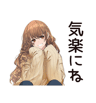 マイペース女子のゆるっと応援★（個別スタンプ：34）